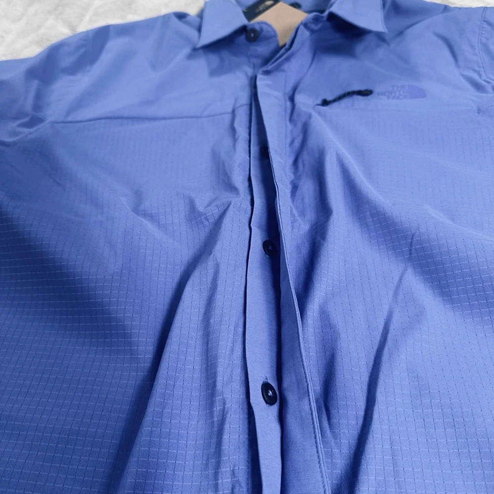 The North Face Lightrange Shirt Womens Large Indigo Plum Hiking UPF Top NEW - Picture 16 of 16